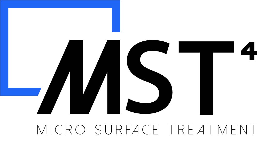 Le logo Logo MST4 de Précision IMS. Traitement de surface. Fabrication de moules et pièces mécaniques